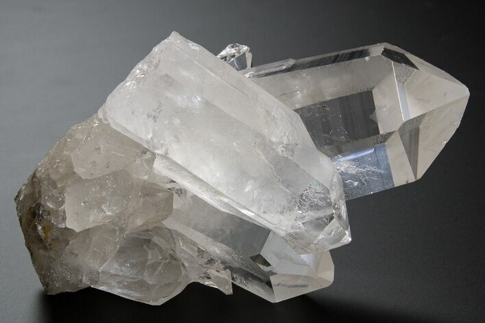 Clear Quartz Crystal Cluster - Brazil #306043